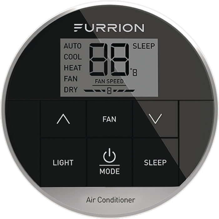 Furrion Chill Single-Zone Basic Backlit LED Wall Thermostat, Black - 2021123759