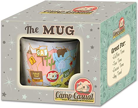Camp Casual The Mug - Travel Map Design - CC004TMG