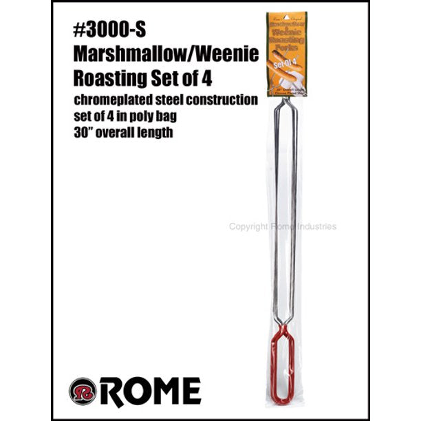Rome 30" Marshmallow & Weenie Roaster - 4/Pack - 3000S