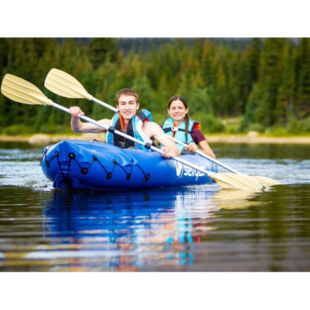 2-person Inflatable Kayak with Paddle and Carry Bag- 2000015233