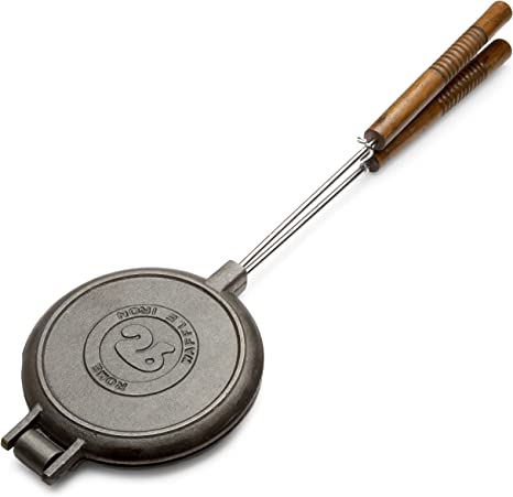 Rome'S 1028 Chuckwagon Waffle Iron, Cast Iron, One Size, Gray  -  1028