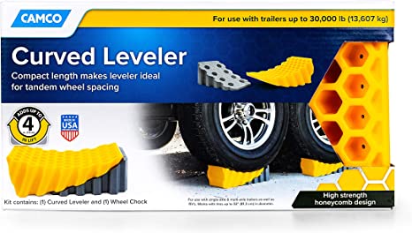 Camco RV CuRVed Leveler And Wheel Chock - 44423