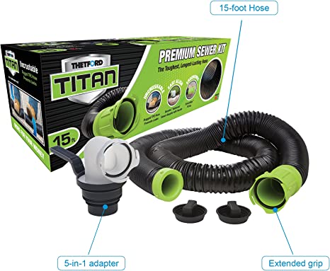 Thetford 17853 Titan Premium Sewer Kit 15ft