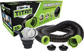 This is a video about the Thetford Titan Sewer hose, it is green and black.  Premium sewer hose kit.