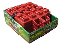 Valterra A10-0916 Stackers Ez Leveler Jack Pads - Red - 4/Pack -