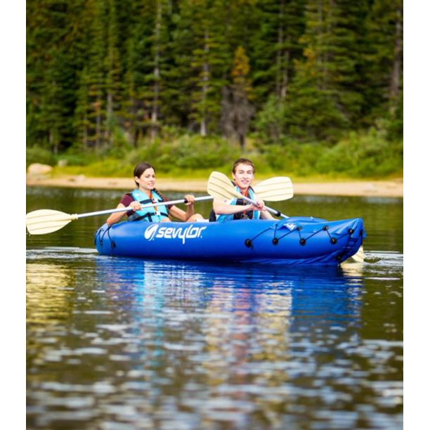 2-person Inflatable Kayak with Paddle and Carry Bag- 2000015233