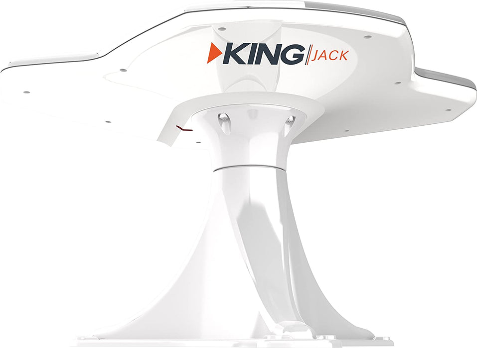 KING OA8500 Jack HDTV Directional Over-the-Air Antenna with Mount and Signal Finder - White