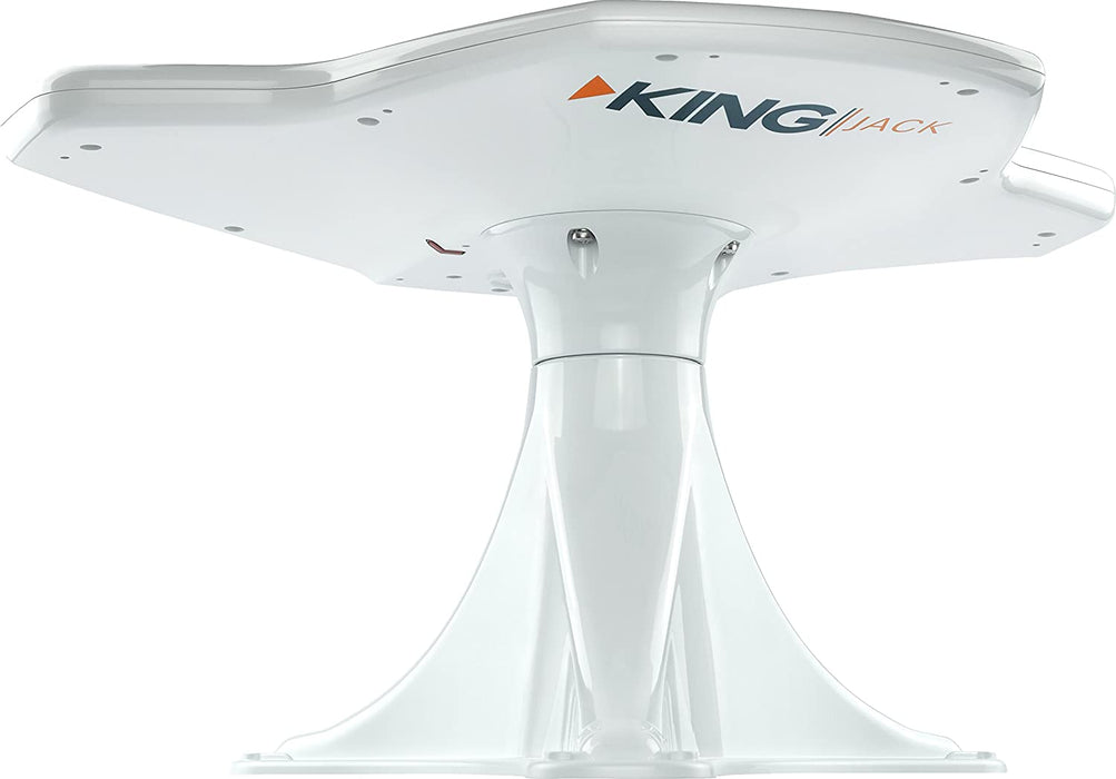 KING OA8500 Jack HDTV Directional Over-the-Air Antenna with Mount and Signal Finder - White