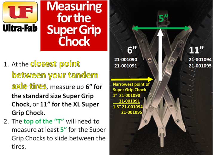 Ultra Fab Super Grip Chock Xl - Single Pack - 21001094
