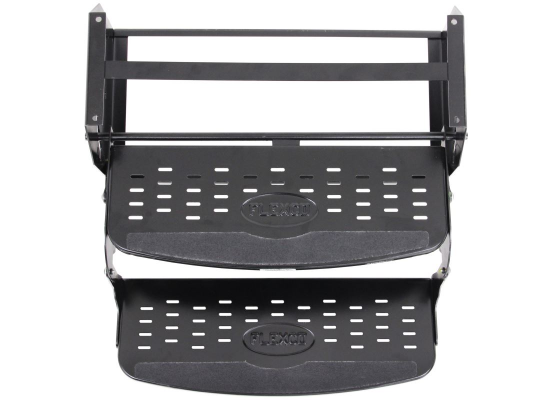 SMFP2100 Flexco Manual Pull-Out Steps for RVs - Double - 8" Drop/Rise - 24" Wide - 300 lbs