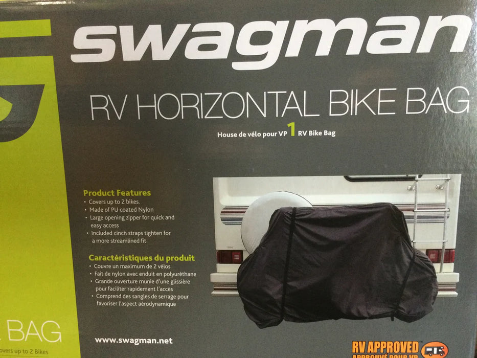 Swagman 2 Bike Horizontal RV Bike Bag - Hitch Mounted - 82006