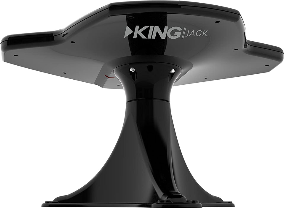KING OA8501 Jack HDTV Directional Over-the-Air Antenna with Mount and Signal Finder - Black